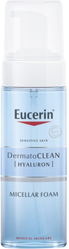 Penka do mycia twarzy Eucerin DermatoClean Hyaluron Micellar Foam 150 ml (4005800270475)