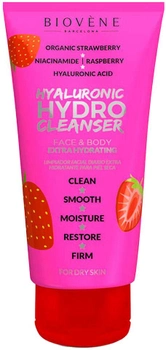 Засіб для вмивання Biovene Hyaluronic Hydro Cleanser Face y Body Extra Hydrating 200 мл (8436575095240)