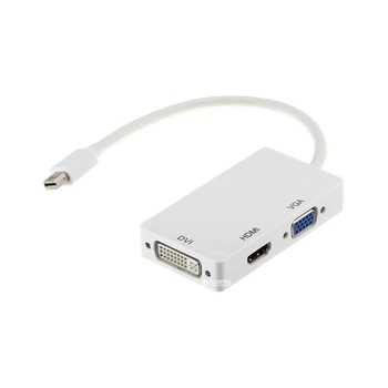 Порт-репликатор PowerPlant mini Display Port — HDMI, DVI, VGA