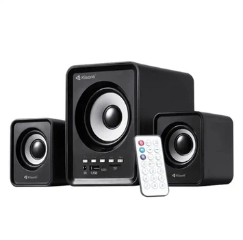 Компьютерные колонки 2.1 Kisonli U2800BT, Bluetooth, AUX, 5W+2x3W