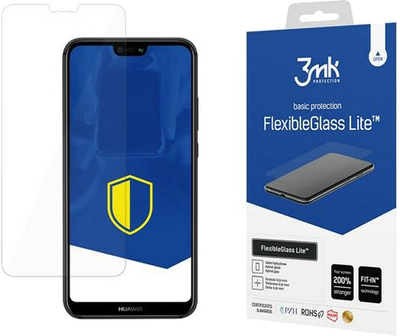 Захисне скло 3MK FlexibleGlass Lite для Huawei P20 Lite (5903108060172)