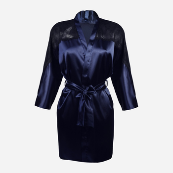 Халат жіночий DKaren Marion XS Navy Blue (5903251377998)