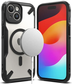 Чехол Ringke Fusion X Magnetic для iPhone 15 Plus Matte Black (FXMGM734E55)