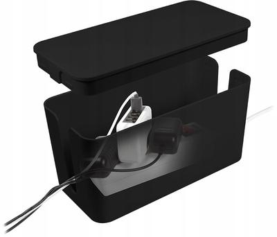 Органайзер для кабелю Logilink Cable Box M Black (KAB0060)