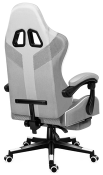 Ігрове крісло HUZARO Force 4.7 White Mesh тканина обшивка Біле (5903796011371)