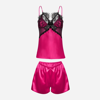Piżama (szorty + koszulka) DKaren Beatrice XL Dark Pink (5903251398986)