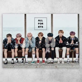 Плакат постер CupKit "BTS / БТС" №12 А4 21х29,7 см