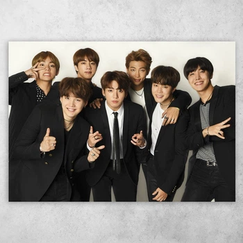 Плакат постер CupKit "BTS / БТС" №6 А4 21х29,7 см