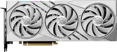 Видеокарта MSI PCI-Ex GeForce RTX 4060 Ti Gaming X Slim White 16GB GDDR6 (128bit) (2685/18000) (HDMI, 3 x DisplayPort) (RTX 4060 Ti GAMING X SLIM WHITE 16G)