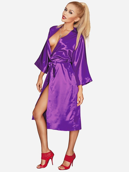 Халат жіночий великого розміру DKaren Plus Size 115 5XL Violet (5901780666743)