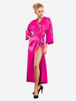 Халат жіночий великого розміру DKaren Plus Size 130 5XL Dark Pink (5901780636944)