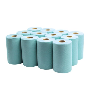 Рушники в рулоні Tischa Papier Basic MINI зеленого кольору