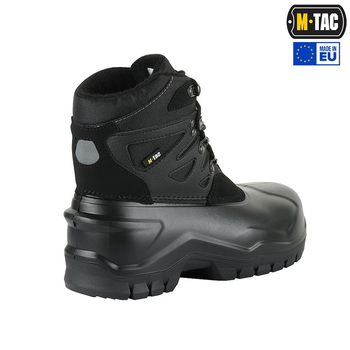 Ботинки зимние мужские тактические непромокаемые берцы M-tac UNIC-LOW-R-C-BK Black размер 41 (27 см) высокие с утеплителем