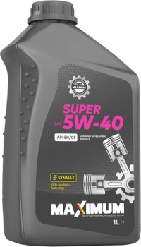 Моторное масло Maximum Super 5W40 SN/CF 1