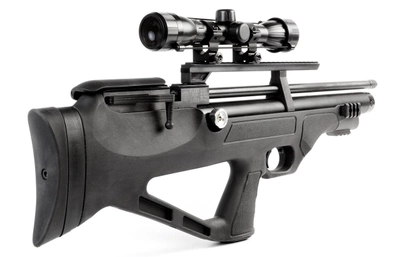 Пневматична гвинтівка Hatsan PCP Flashpup S SET (насос+приціл 4х32)