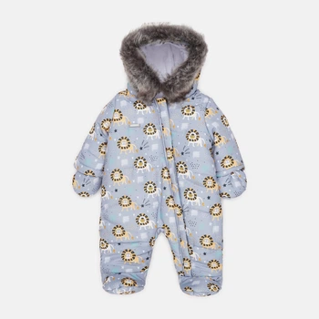Детский зимний слитный комбинезон для новорожденных MagBaby Oscar 112410 50-61 см Сизый (4821711124108)