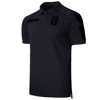 Тактична футболка Поло Paladin PRO CoolPass Black/Blue Camotec розмір XS