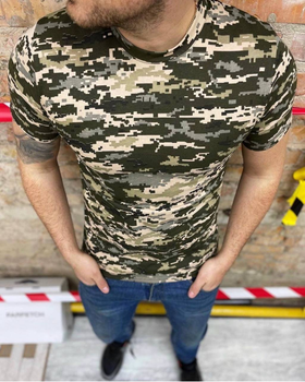 Чоловіча тактична футболка піксель FT 002 розмір S