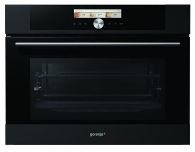 Духова шафа електрична Gorenje GCM 812 B 50 л 2 в 1 з функцією мікрохвильовки, компактна, програматор, гриль, конвекція