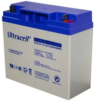 Аккумулятор гелевый Ultracell UCG22-12 GEL 12 В 22 Ач