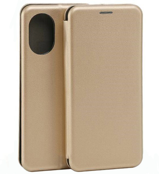 Etui z klapką Beline Book Magnetic do Oppo Reno 6 Lite Gold (5905359816393)