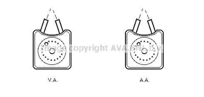 Радиатор масляний VARIOUS AUDI/VW/SEAT/FORD Ava Ava (VN3106)