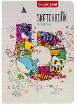 Блокнот Bruynzeel Sketch Notebook в лінійку 140 г/м2 А5 14,8х21 см 80 л білий папір