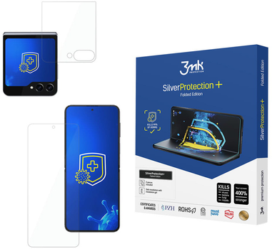 Folia ochronna 3MK SilverProtection+ Folded Edition do Samsung Galaxy Flip 5 antymikrobowa (5903108529808)