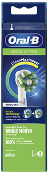 Набір Oral-B Cross Action Toothbrush Refill 3 Pcs. (4210201317104)