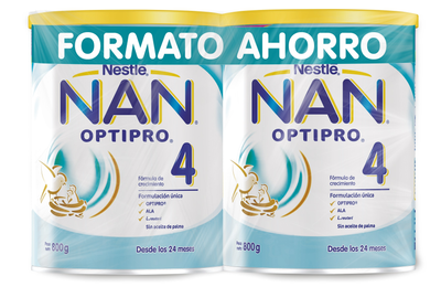 Mleko w proszku dla dzieci Nestle Nan 4 Growth Duplo 2 x 800 g (7613034849052)