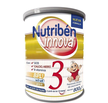 Молочна суха суміш для дітей Nutriben Innova 3 800 г (8430094308249)