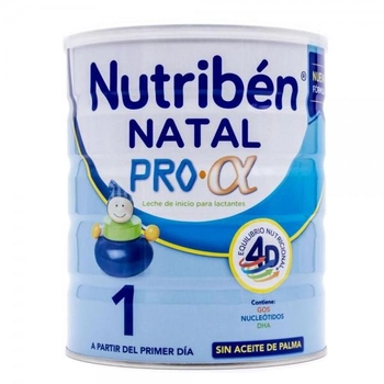 Молочна суха суміш для дітей Nutriben Nutriben Natal 0-6 Months 800 г (8430094304074)