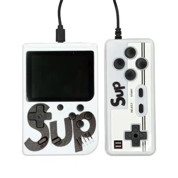 Портативная Игровая Приставка С Джойстиком Sup Game Box На 400 Игр Белый
