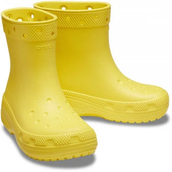 Детские резиновые сапоги Crocs Classic Boot Kids 28 Желтый 208544