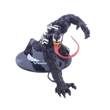Фігурка іграшкова "Веном" з всесвіту Marvel , статуетка з ПВХ пластику Venom 14 см Black