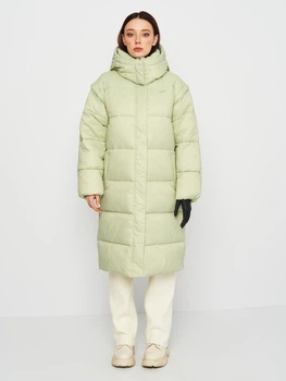 Пуховик зимовий довгий жіночий 4F Down Jacket F238 4FAW23TDJAF238-42S S Зелена (5904698478910)