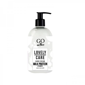 Крем для рук Go Active Lovely Care Hand Cream Milk Protein Vitamin E успокаивающий с молочными протеинами и витамином Е 350 мл (2907928994887)