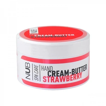 Крем-баттер для рук NUB Spa Care Hand Cream Butter Strawberry питательный клубника 200 мл (2907928995327)