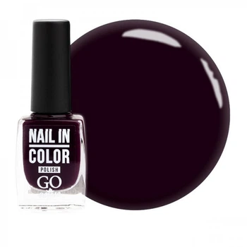 Лак для нігтів Go Active Nail in Color 049 баклажановий 10 мл (2907928997291)