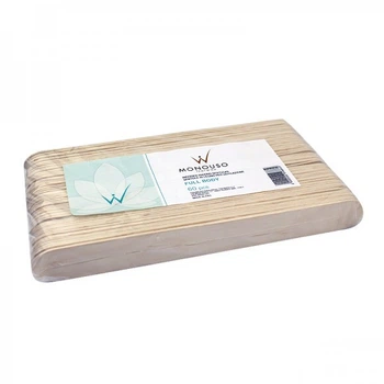 Шпатель деревянный ItalWax Full Body одноразовый 20х2.4 см 60 шт (8032835164260)