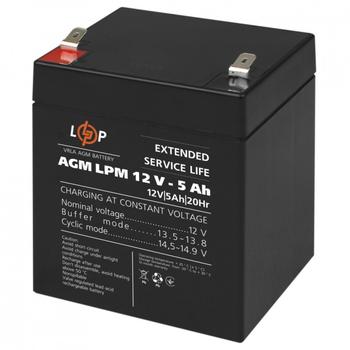 Батарея до ДБЖ LogicPower LPM 12В 5 Ач (3861) (154375)