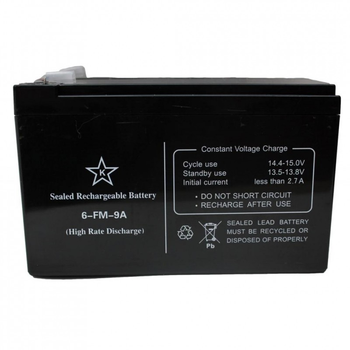 Батарея к ИБП Kstar 12В 9 Ач (6-FM-9A) (6-FM-9A) (154537)