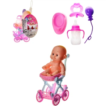 Маленький пупс в коляске с аксессуарами LE566H-11A A-Toys (LE566H-11A)