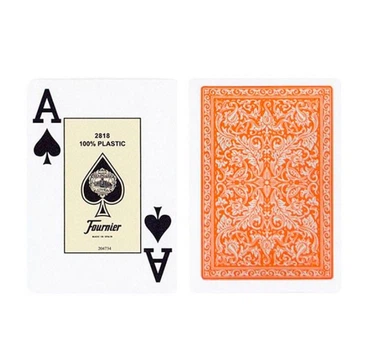 Пластиковые карты Fournier Orange
