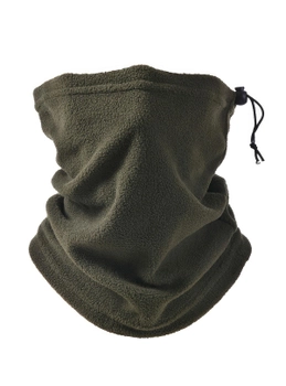 Зимний флисовый шарф бафф универсальный / хомут / тактическая шапка для ЗСУ 9019 OnePro Хаки 67484