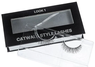 Стрічкові вії на чорній основі-смужці в картонній коробці - Kodi Professional Catwalk Style Lashes Look 6 (1027622-1758763398-2)
