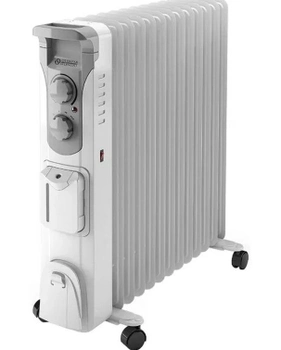Масляный радиатор обогреватель 13 секций Olimpia Splendid CALDORAD HUMI 13 (99298) 2500 Вт 3 режима нагрева термостат на 25 м2 защита от перегрева опрокидывания замерзания увлажнитель воздуха