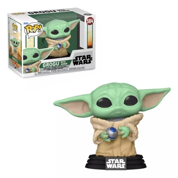 Фигурка Funko Pop Фанко Поп Мандалорец Звёздные войны Грогу The Mandalorian Grogu 10 см SW BY 584