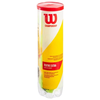 Мячи для большого тенниса Wilson Championship 110000 4 мяча в вакуумной упаковке