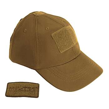 Бейсболка тактична MIL-TEC SoftShell Baseball Cap Dark Coyote